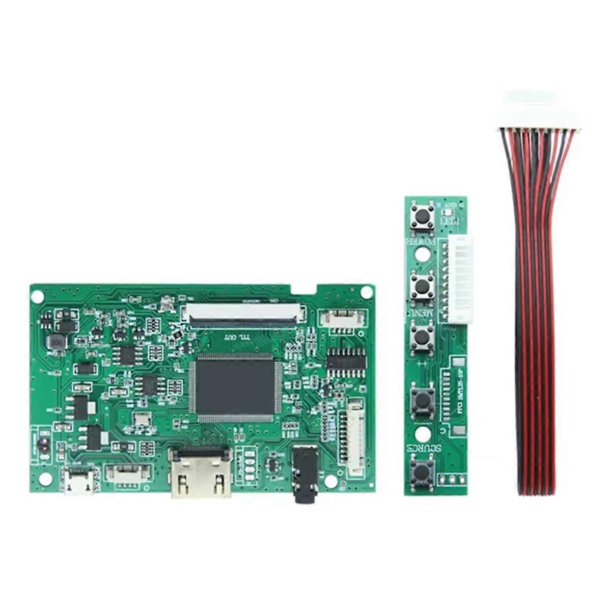 Driver Board LCD Screen Controller -Compatible for 800x480 TTL 50Pin Innolux AT070TN90 AT090TN10 AT0
