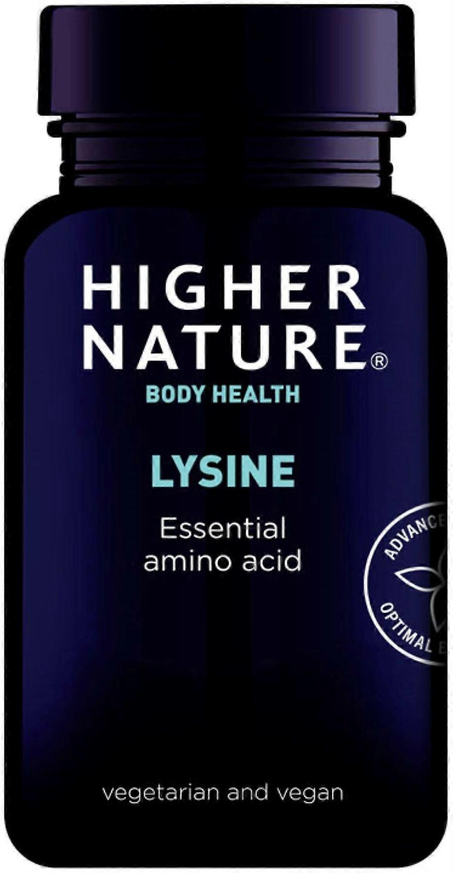 Higher Nature Lysine 500mg 90 Tablets - 3 Pack