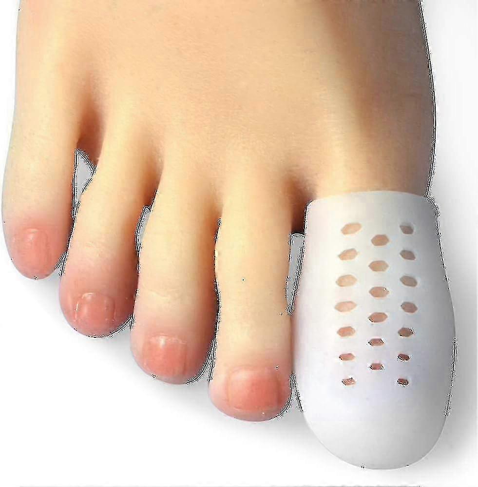 10 Pcs Breathable Toe Protector Sleeves for Ingrown Toenails & Corns Relief, Soft Comfortable Toe Covers for Pain Prevention
