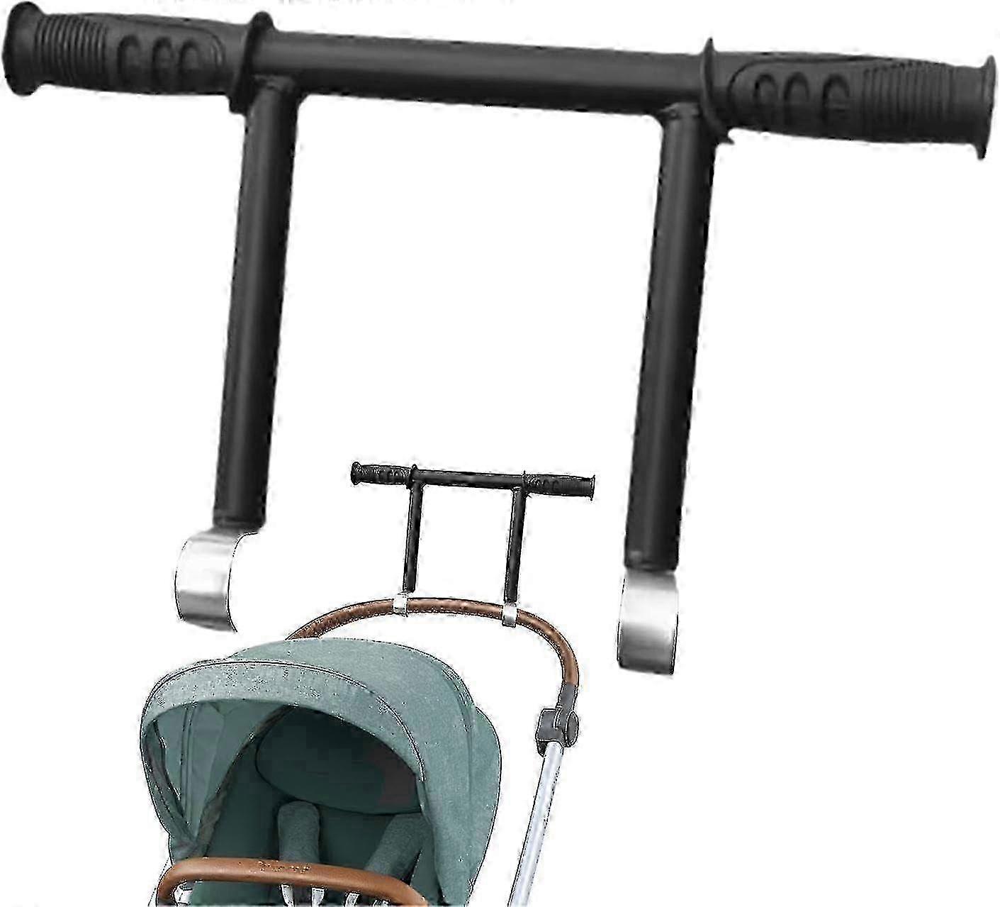 Adjustable Stroller Handlebar Extender - Easy Install Armrest Extension for Prams