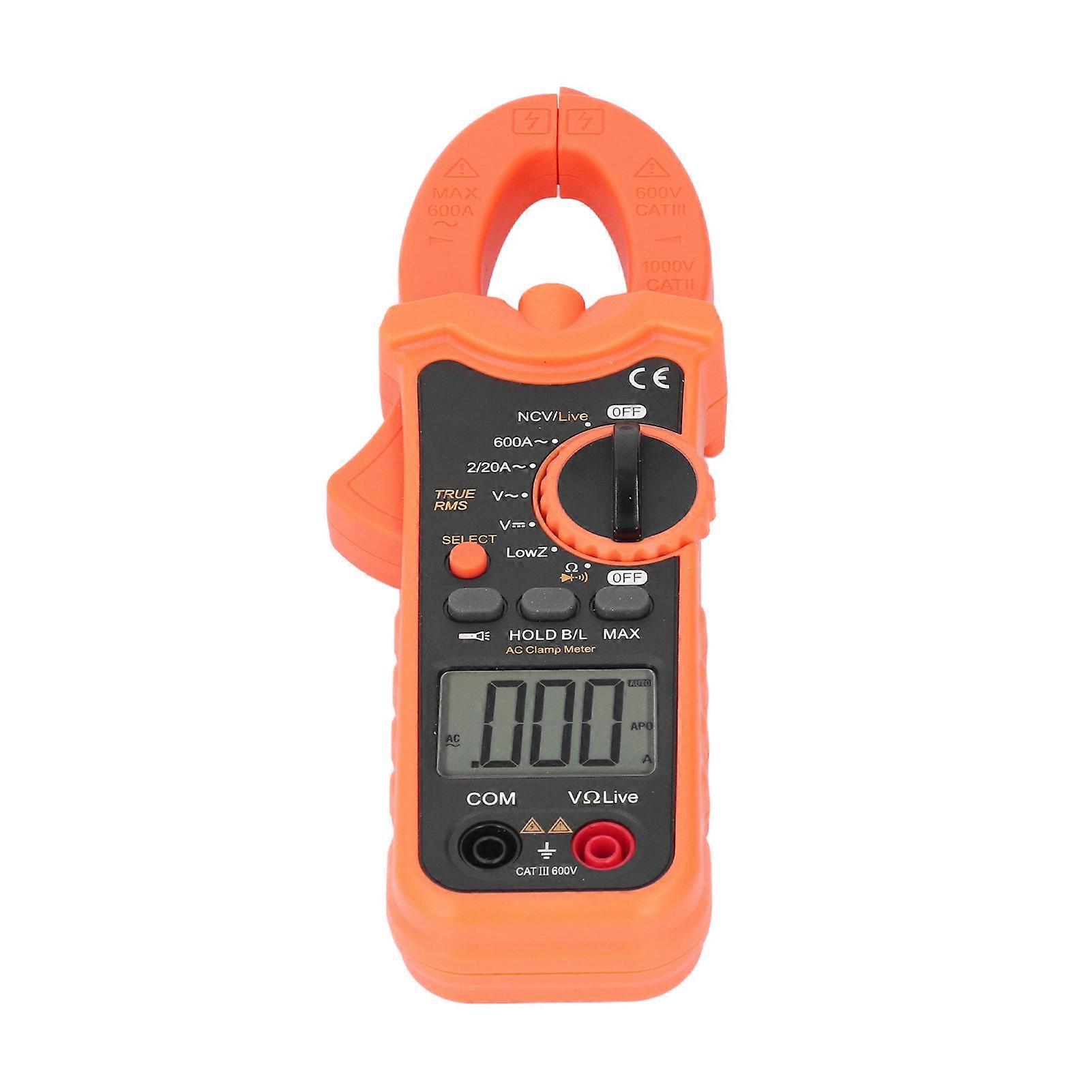 Current Voltage Resistance Clamp Meter 1999 Counts LCD Display