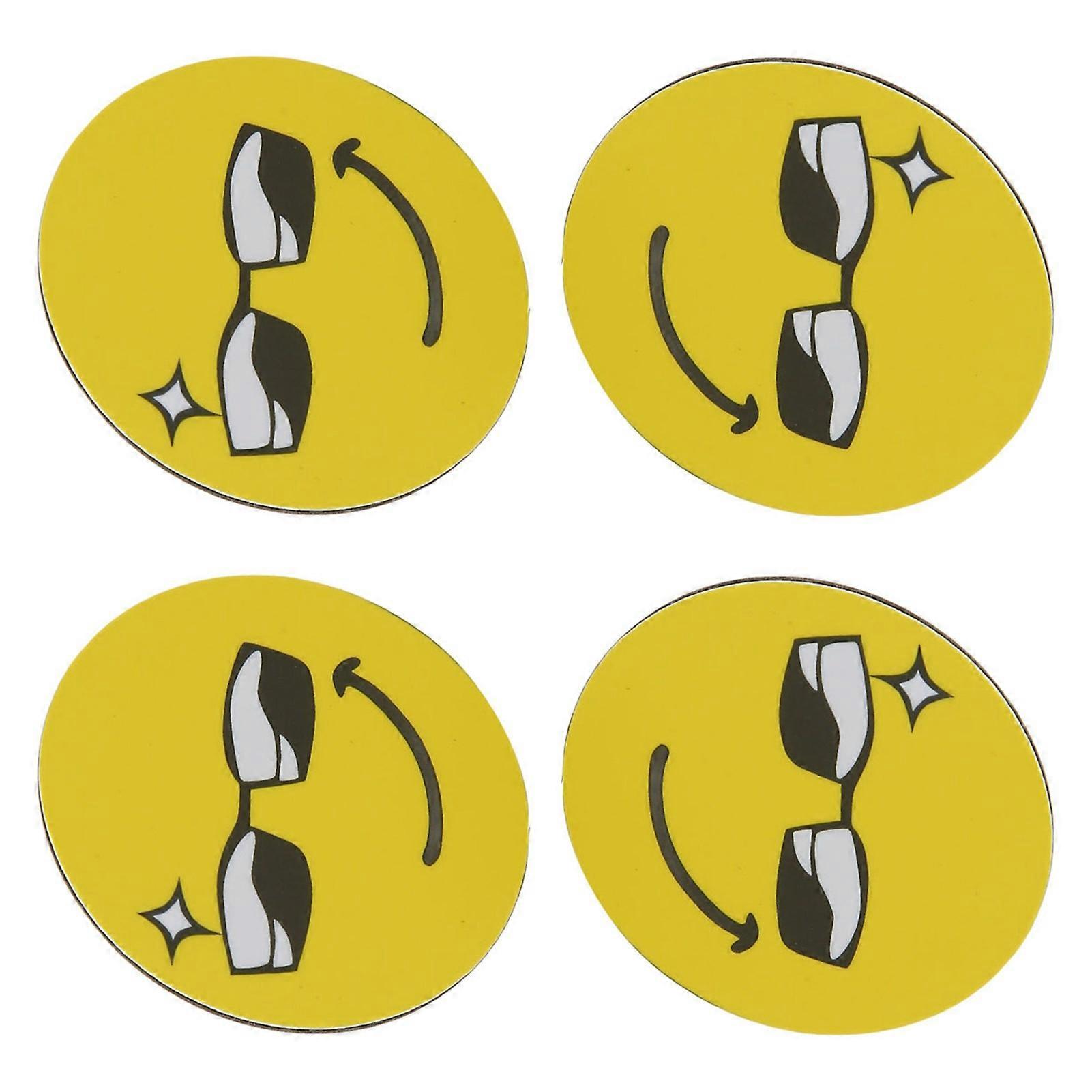 20 Pcs CUID NFC Stickers Adhesive Label Round 40mm Anti Interference Label for Electronic Devices Type 3 