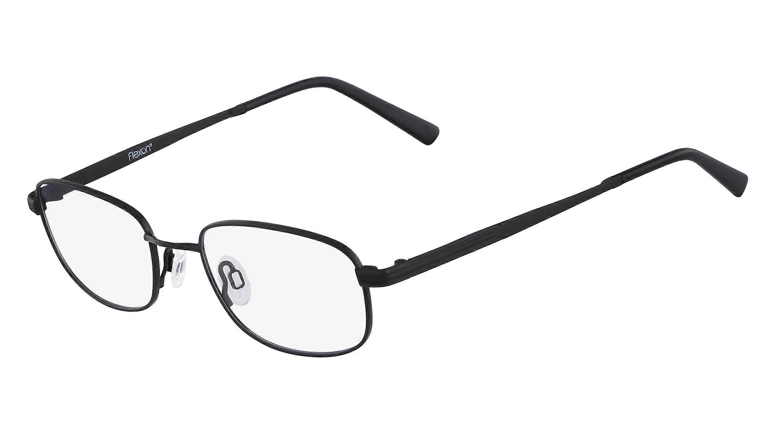 Eyewear Frames FLEXON FLEXON CLARK 600 N 001 BLACK CHROME 50/19/140 MALE