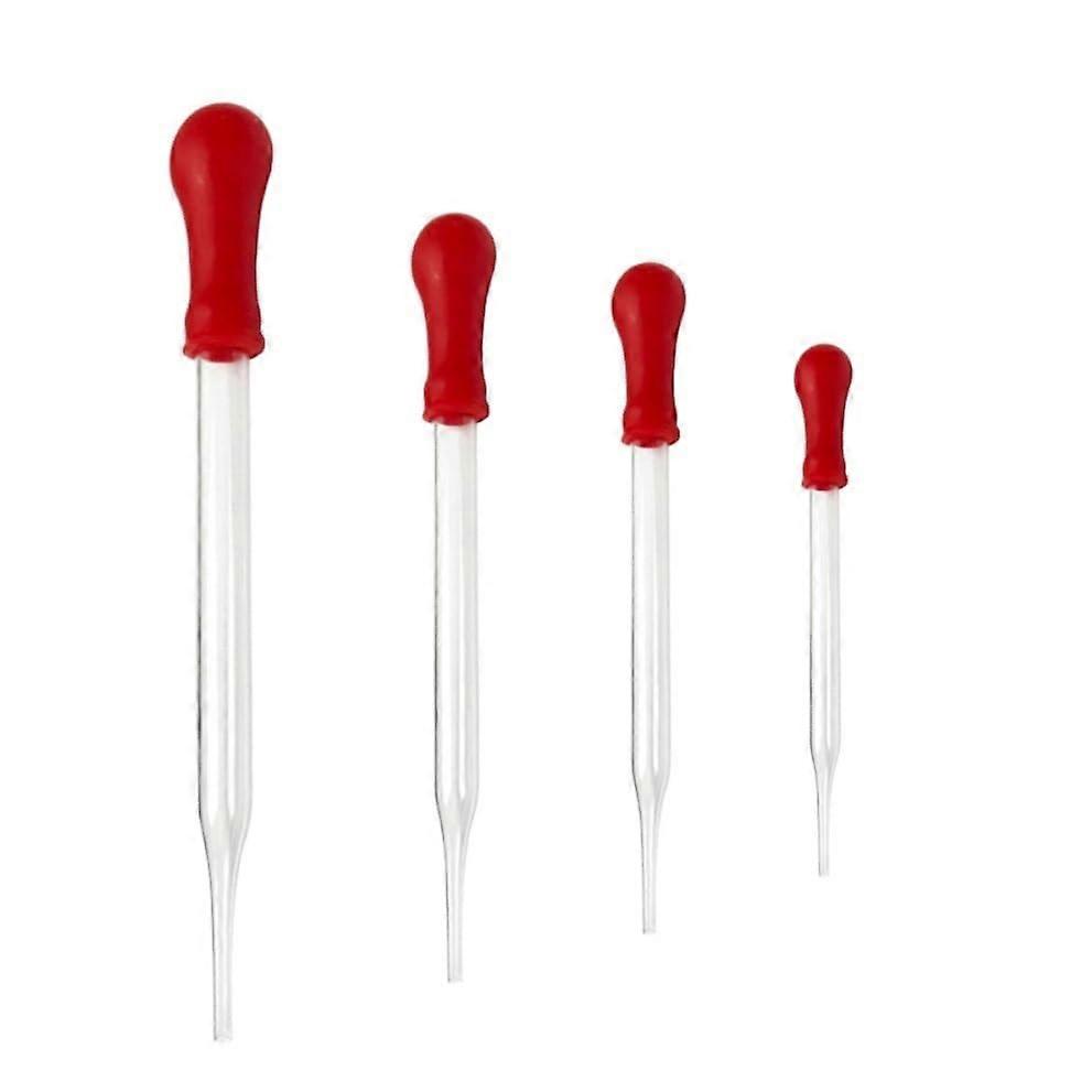 Glass Dropper 10 Pcs Set, Transparent NonToxic Laboratory Pipette, Teaching Equipment, 100/120/150/180mm