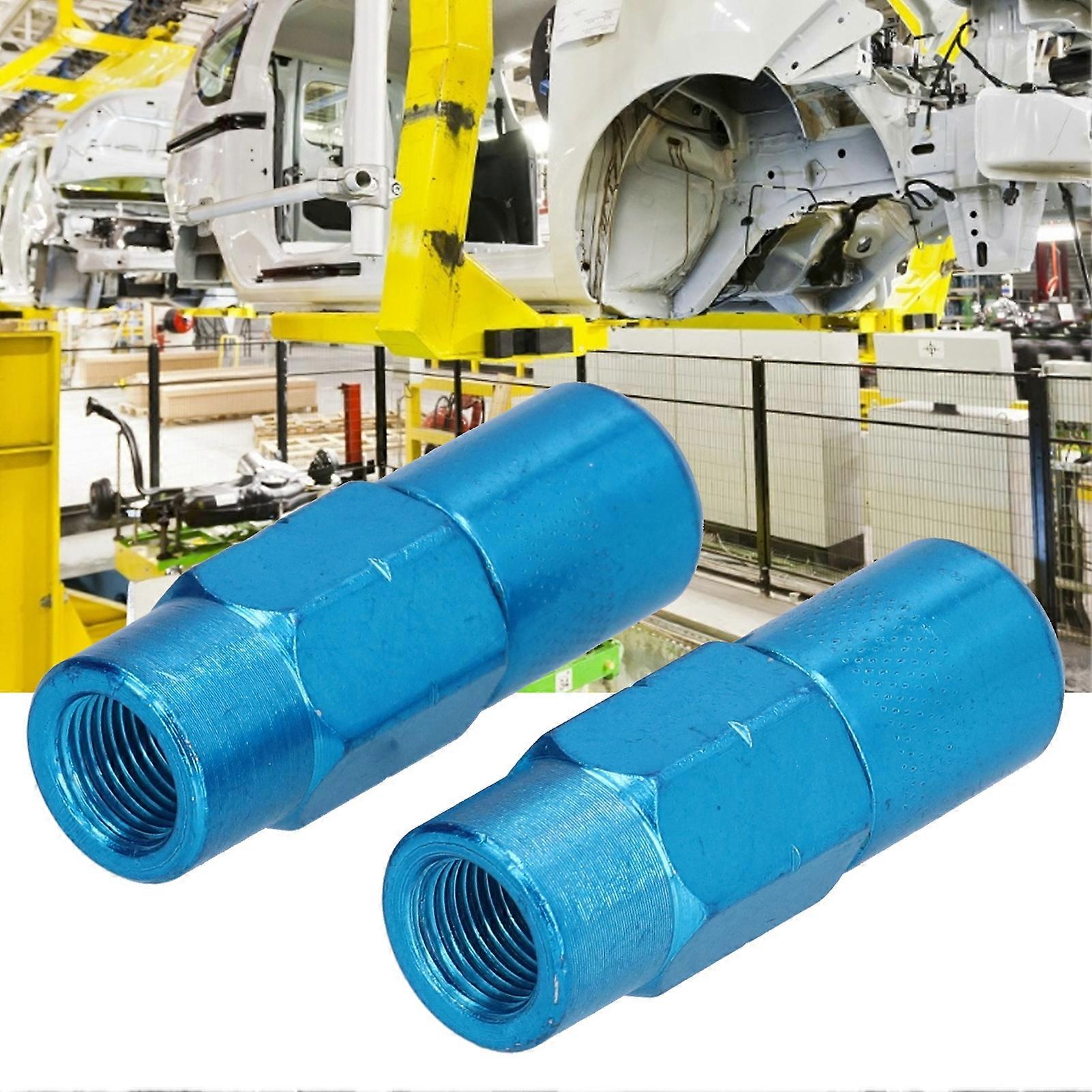 2 Pcs Grease Gun Hose Good SelfLocking Tight Bite Durable Wear Resistant Standard Grease Coupler for Machining