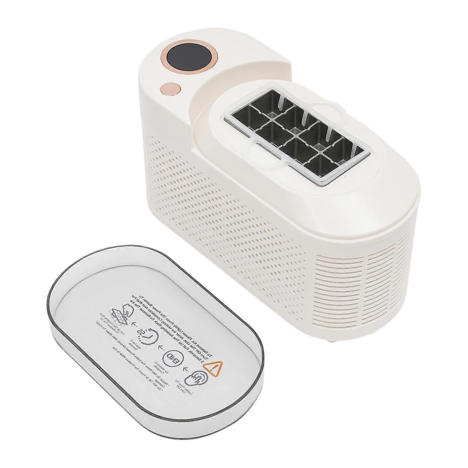 120W Mini Ice Cube Maker Portable Compact Ice Machine for Home/Car/Travel
