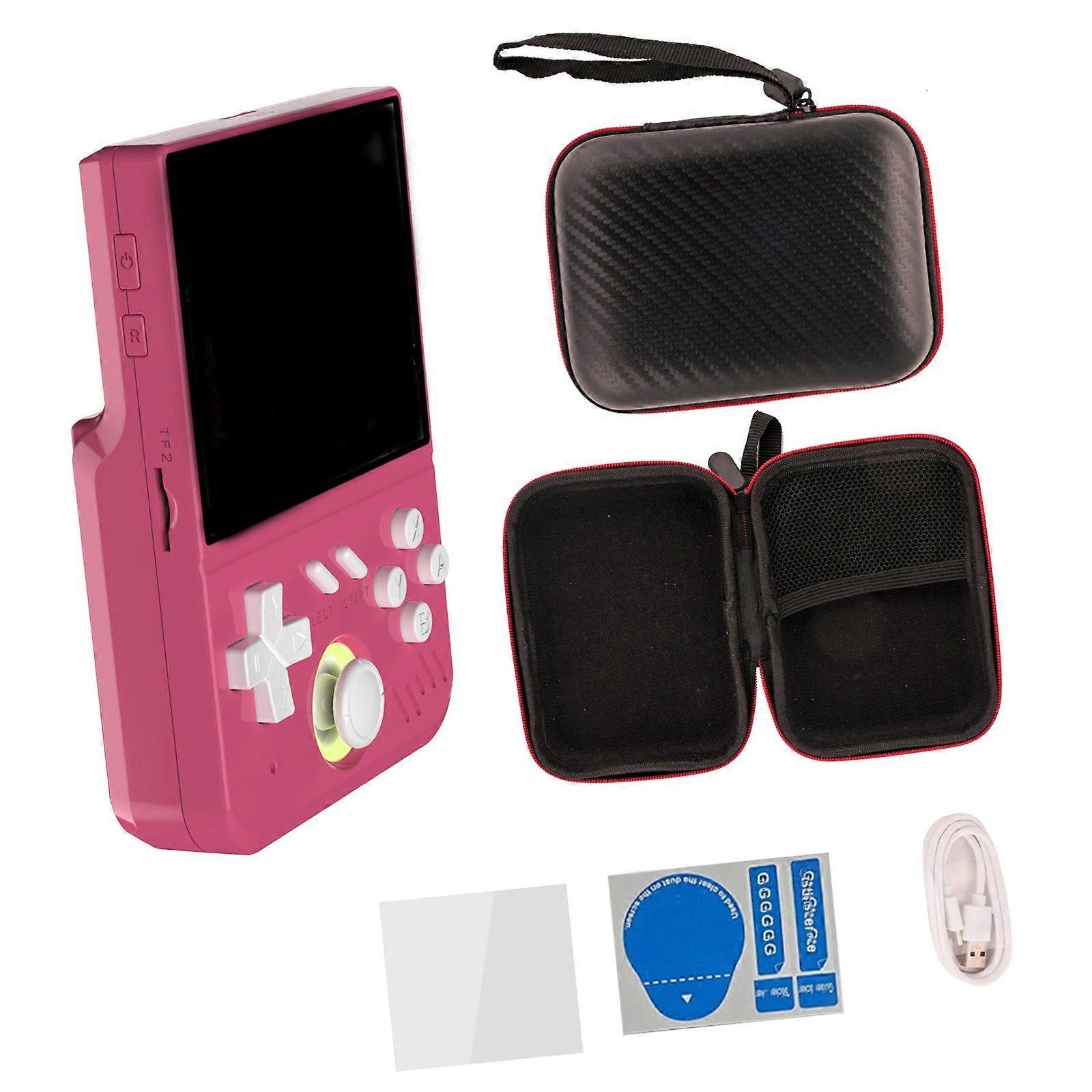Ergonomik Retro Cep Boyu Oyun Konsolu Oynatıcı Taşınabilir Tasarım 64 GB Depolama Kapasitesi Açık Kaynak Özelleştirilebilir Sistemler kırmızı