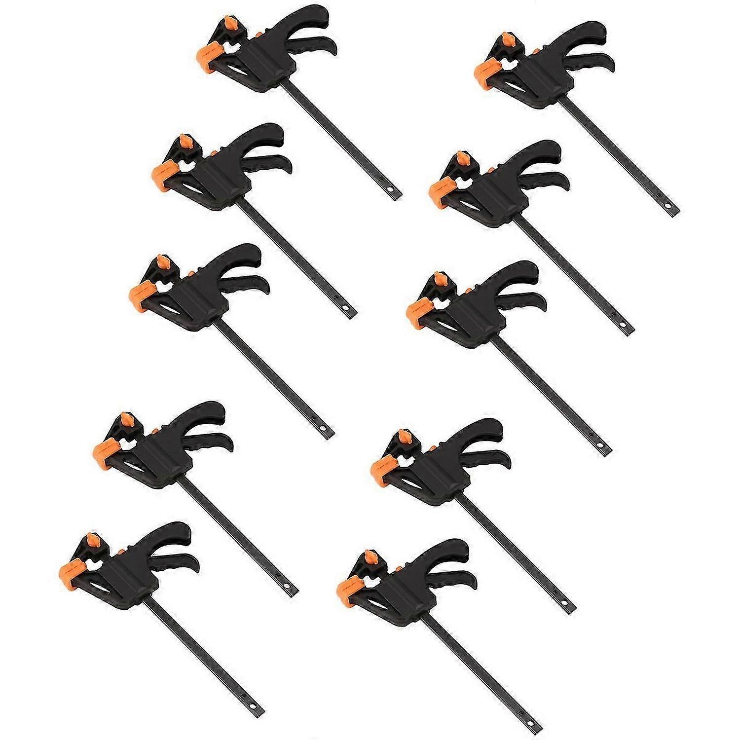 10PCS 4inch Woodworking Clamp Set Fixed Type Quick Ratchet