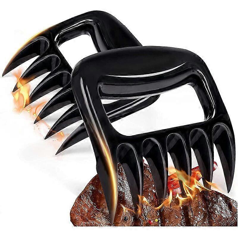 2 Pack Pulled Pork BBQ Claws - Heavy Duty - BBQ Accessories - Black