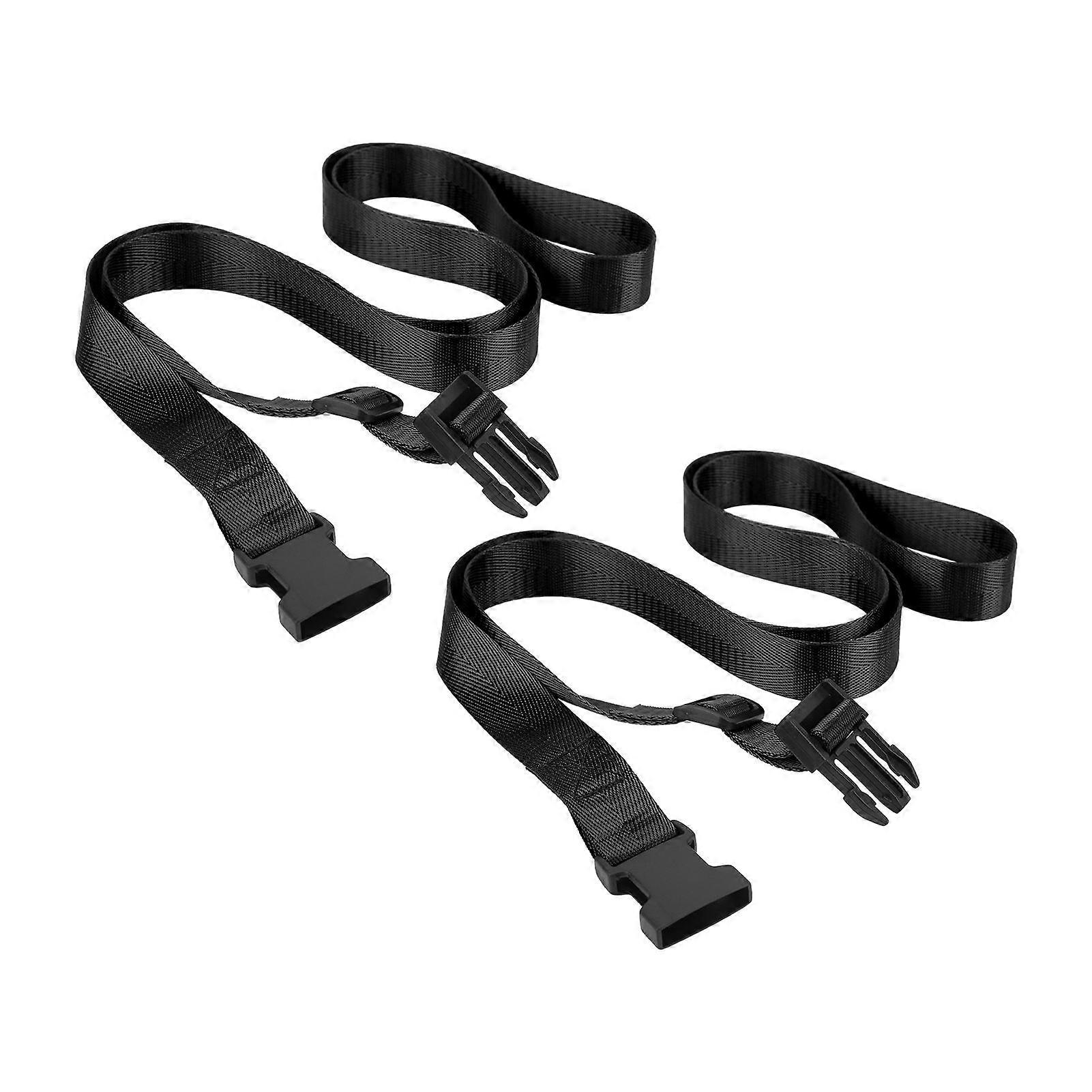 2PCS Luggage Strap Adjustable Polyester Baggage Buckle Strap for Travelling 150x2.5cm