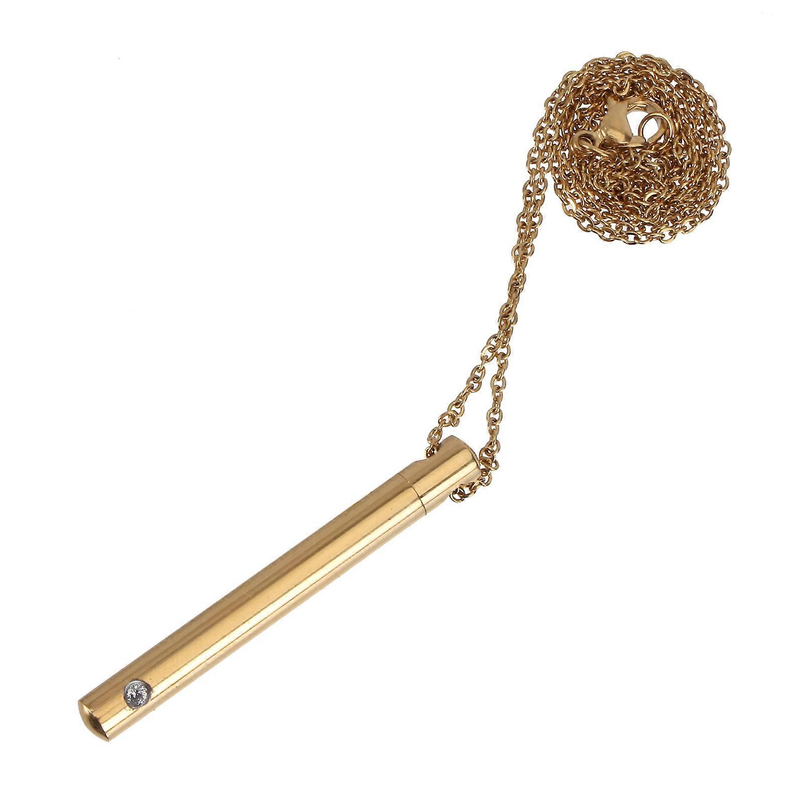 Ash Keepsake Necklace Cylindrical Pendant for Decoration 1Pcs