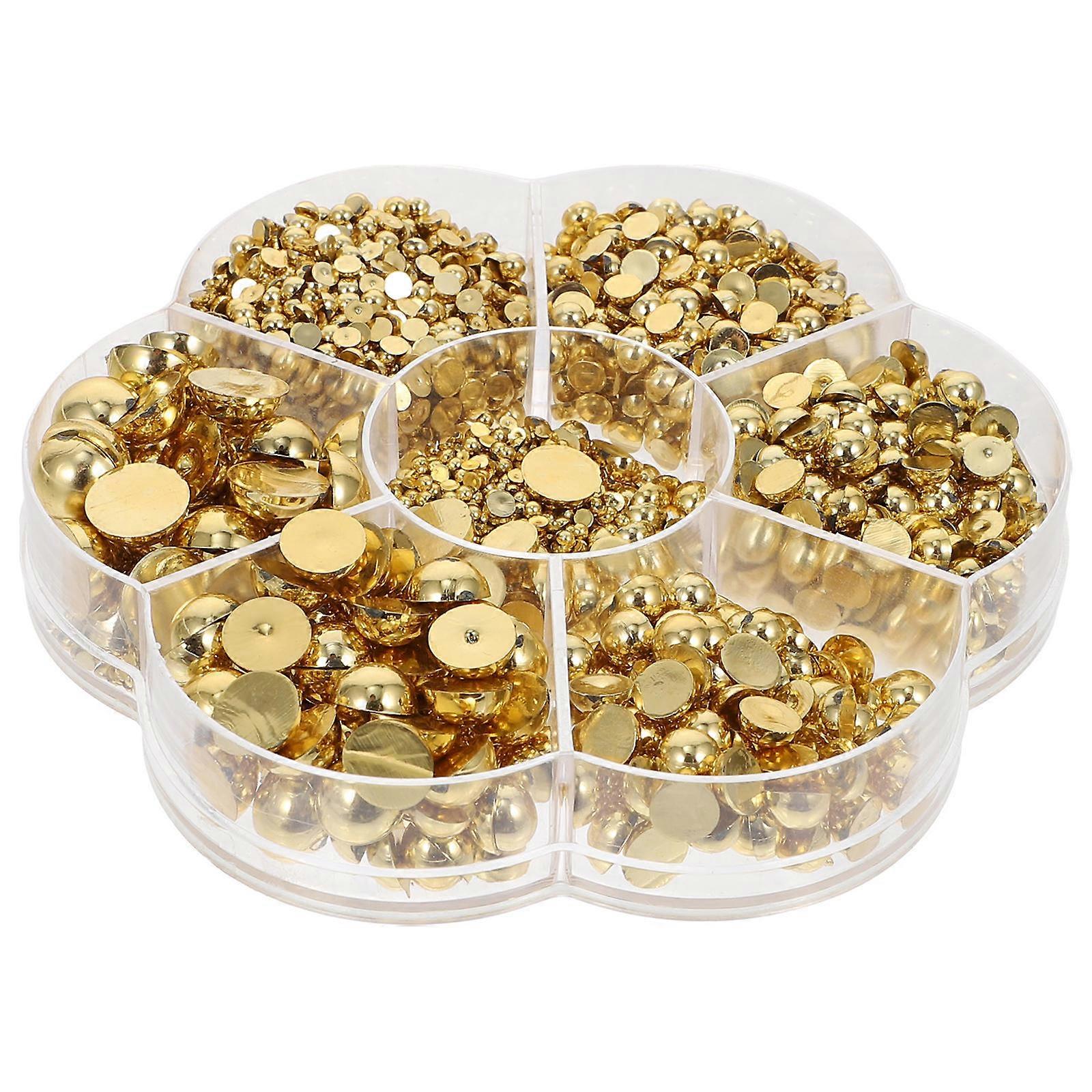 Jewelry Ornament Resin Charms for DIY 1 Box Semicircle Shape Decorations