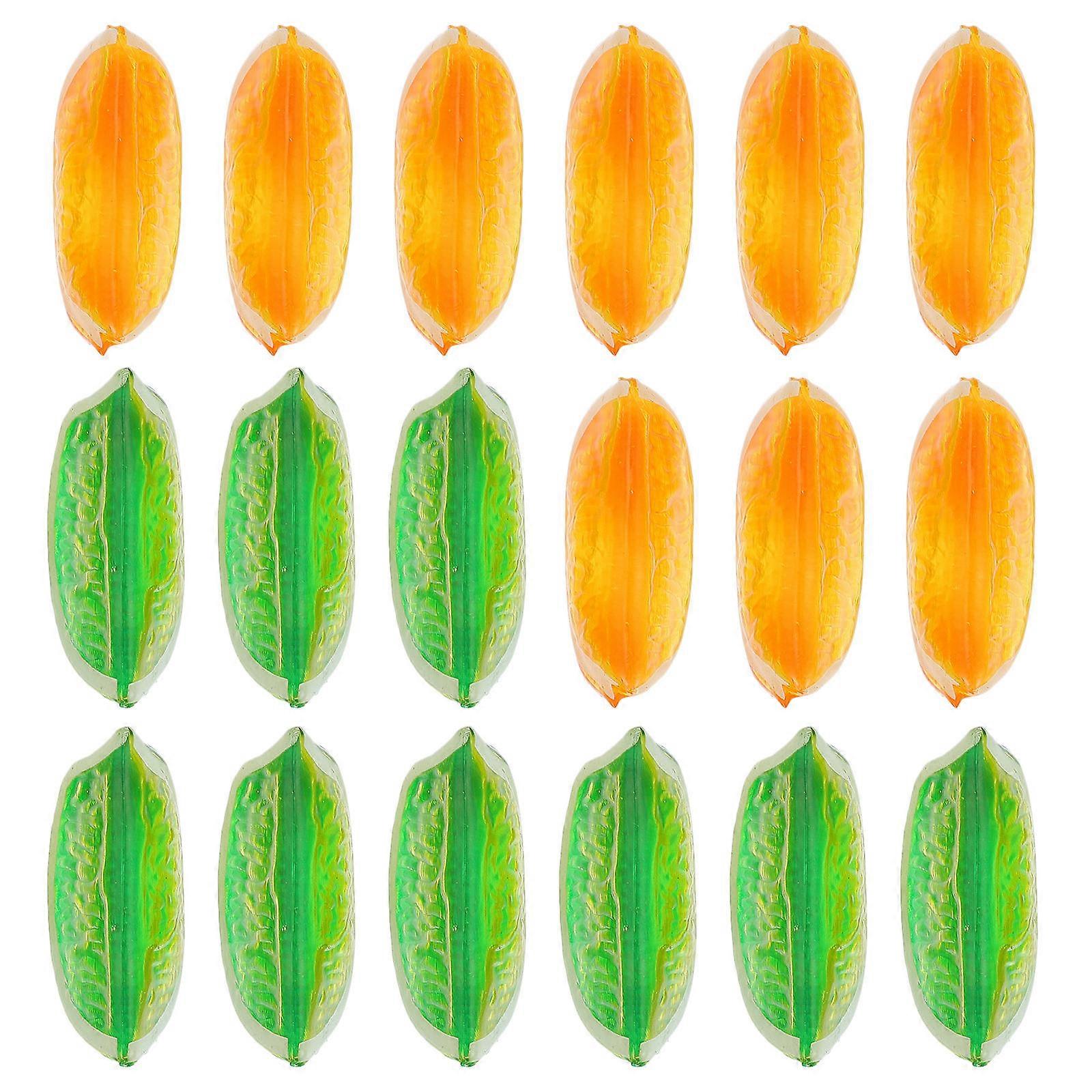 Artificial Fruit Fake Lemon for Home Decoration 25Pcs Green Plastic Lemons