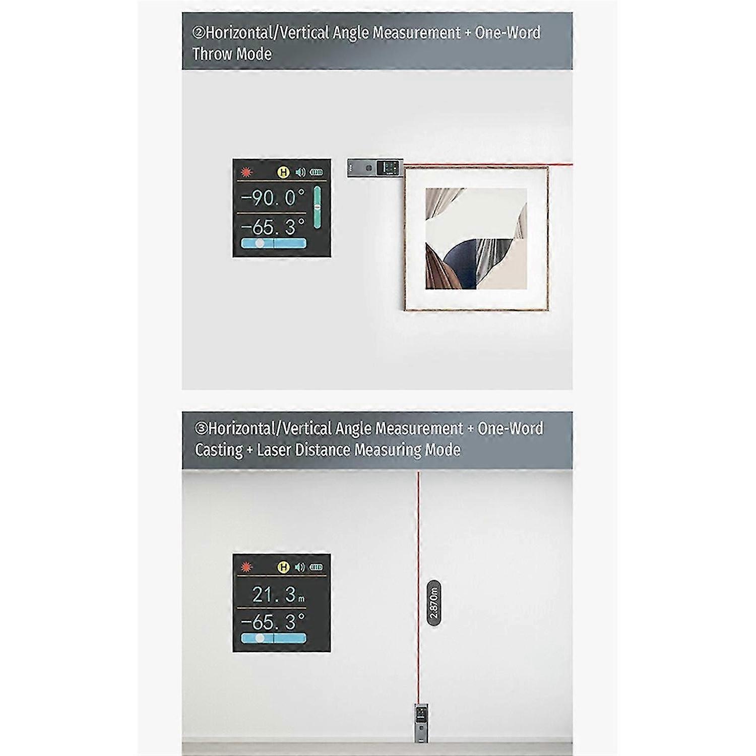 LS6 Laser Level Rangefinder OLED 480mAh Rechageable