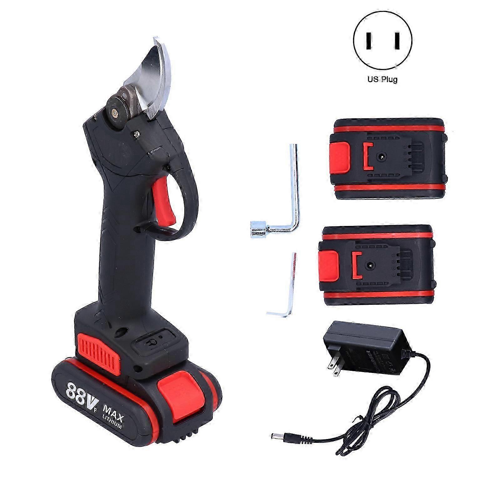 For Electric Pruning Shear Branch Cutter Pruner Professional Cordless with Storage Box AC100?240VUS Plug