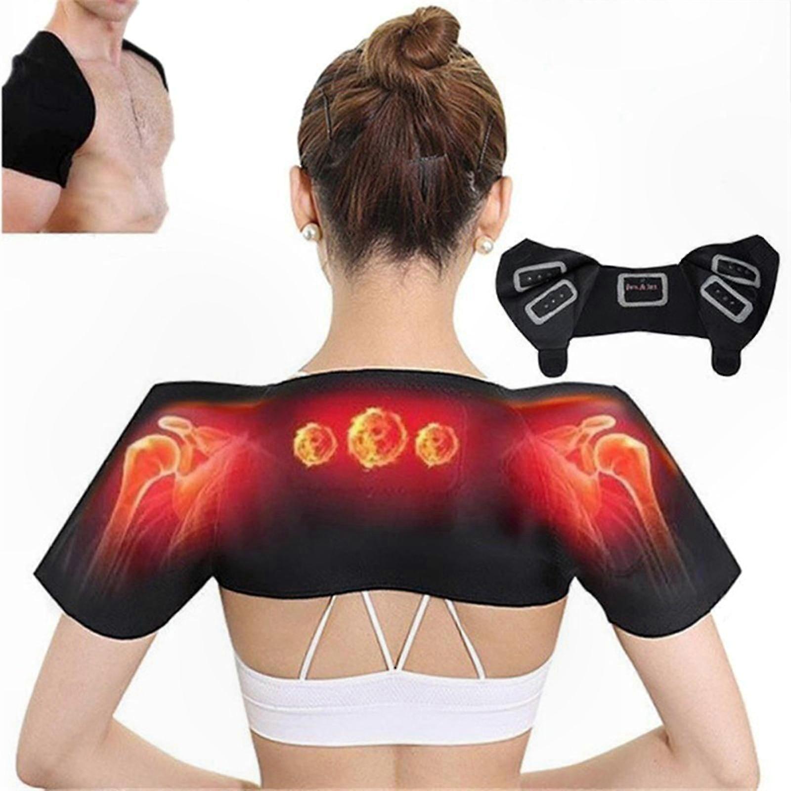 Heating Pad for Shoulder Pain Relief, Self-Warming Support Strap, Adjustable Shoulder Protector for Comfort and Recovery