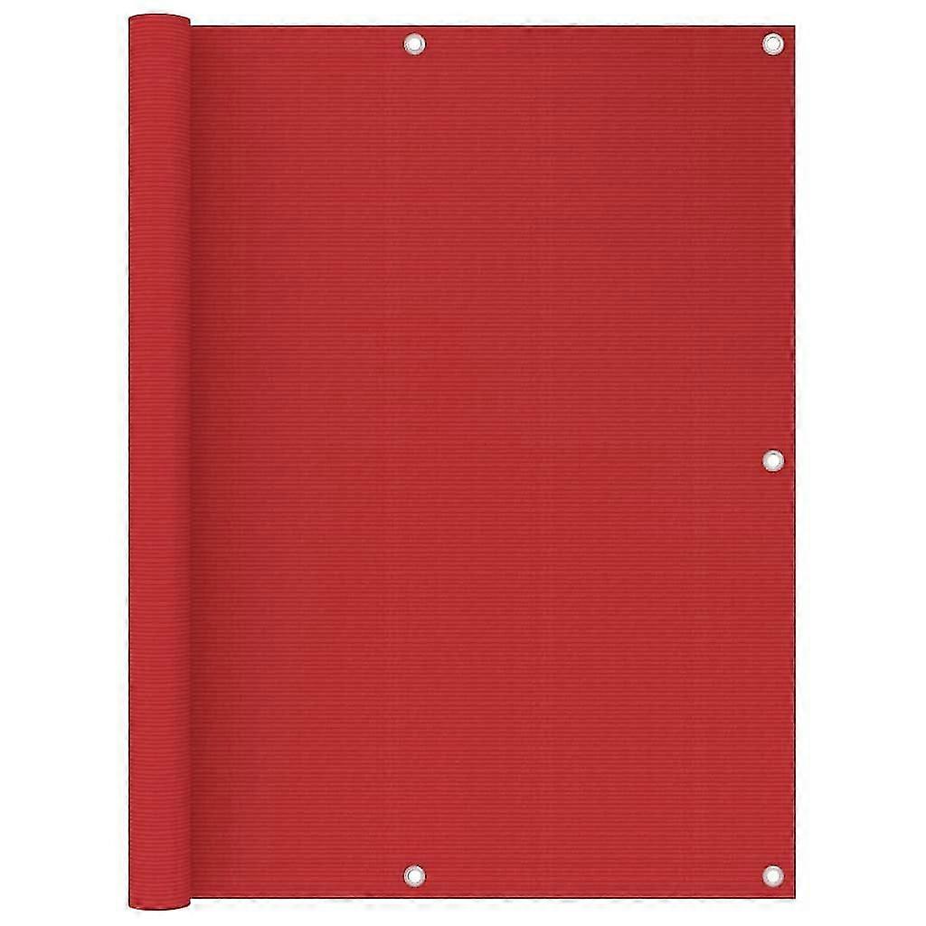 Balcony Screen Red 120x300 Cm Hdpe