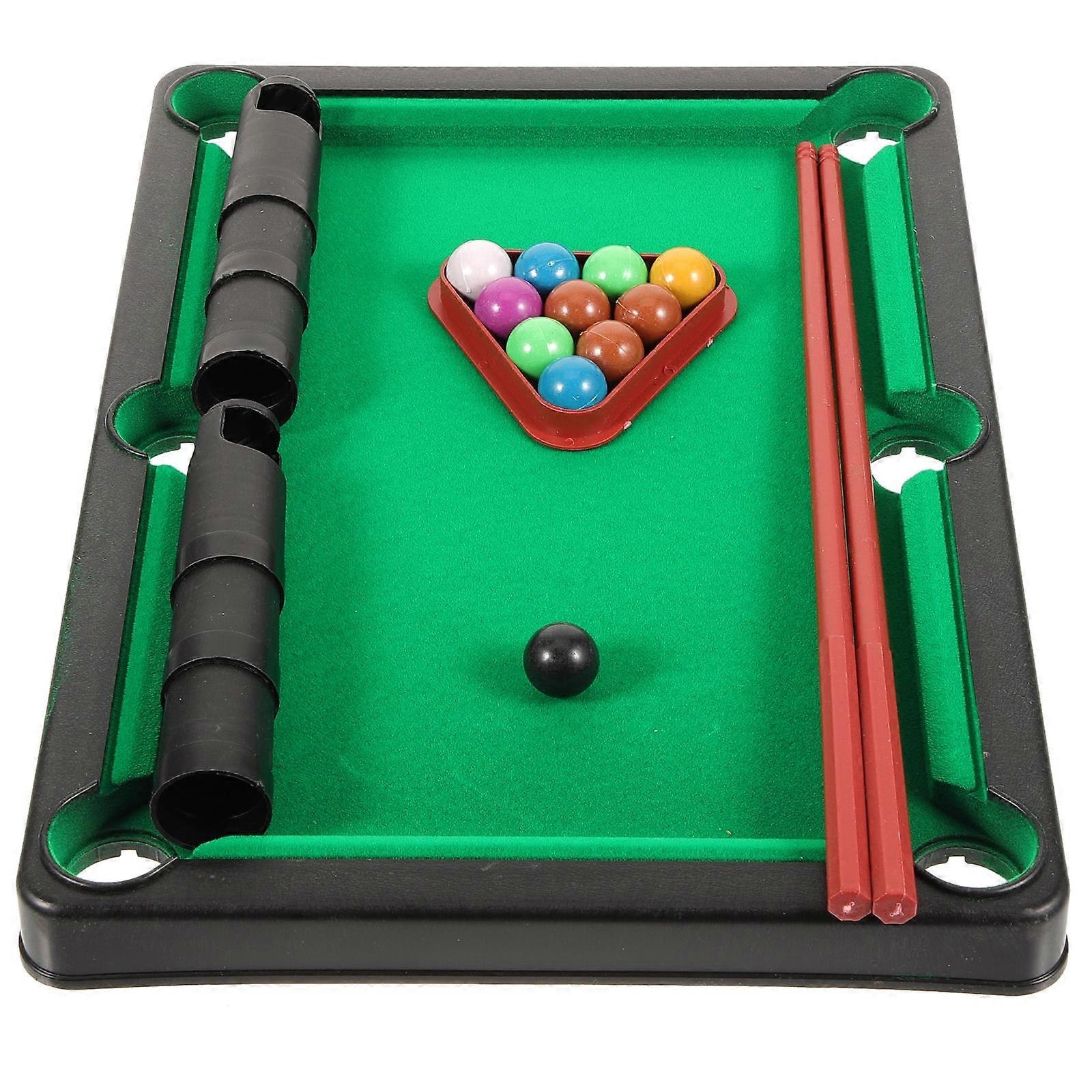 Mini Table Billiard Game Toy for Kids 5Sets Assorted Color Plastic