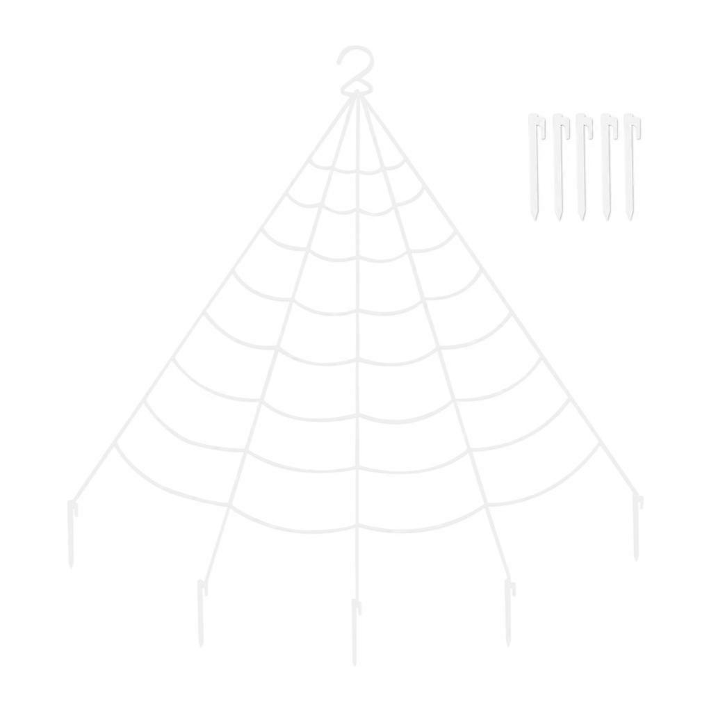 Cobweb Net Set Super Stretch Animal Web Tricky Toy Halloween Decorations for Outdoor Yard, White, 7x5.5m