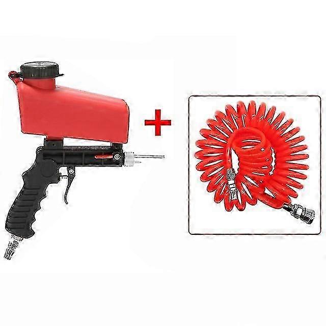 Pneumatic sandblasting gun set adjustable sand blaster 90 psi portable machine gravity small handheld sandblasting machine