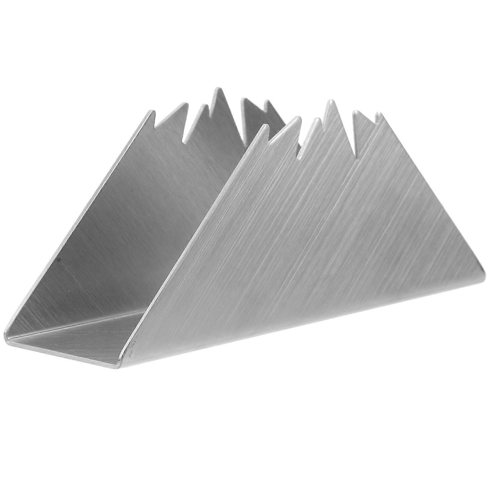 Freestanding Napkin Holder Rack For Restaurant KTV Daily Use 4Pcs Silver Practical Accessory