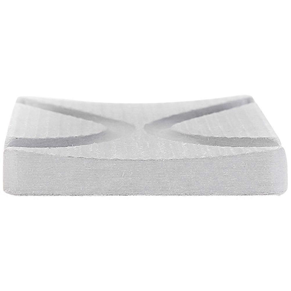 Convenient Soap Mat Soap Holder for Storage 4Pcs Grey Bathroom Essential