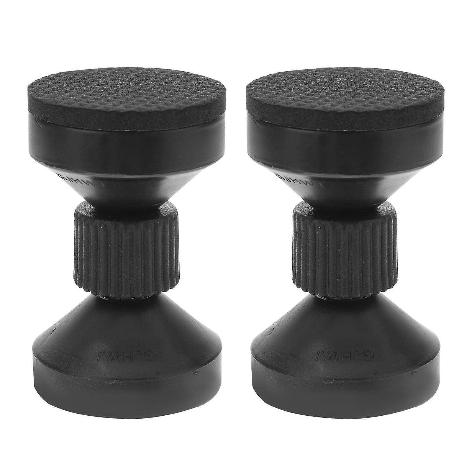 Black Headboard Stoppers for Wall Bed Frame Stabilizer 4Pcs