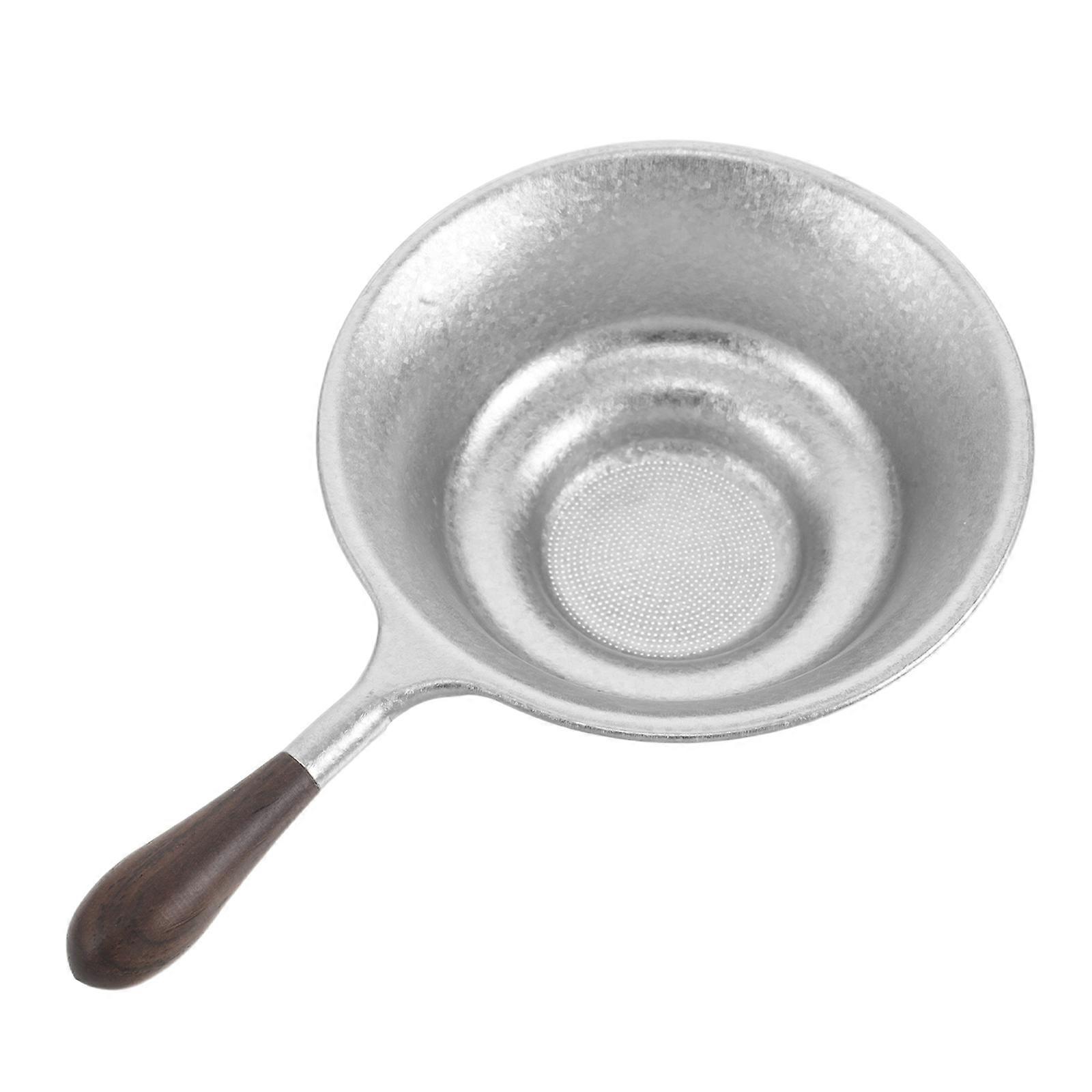 Titanium Loose Leaf Tea Strainer With 8cm Diameter Fine Filter Designed For Office Use And Coffee Filtering 1Set