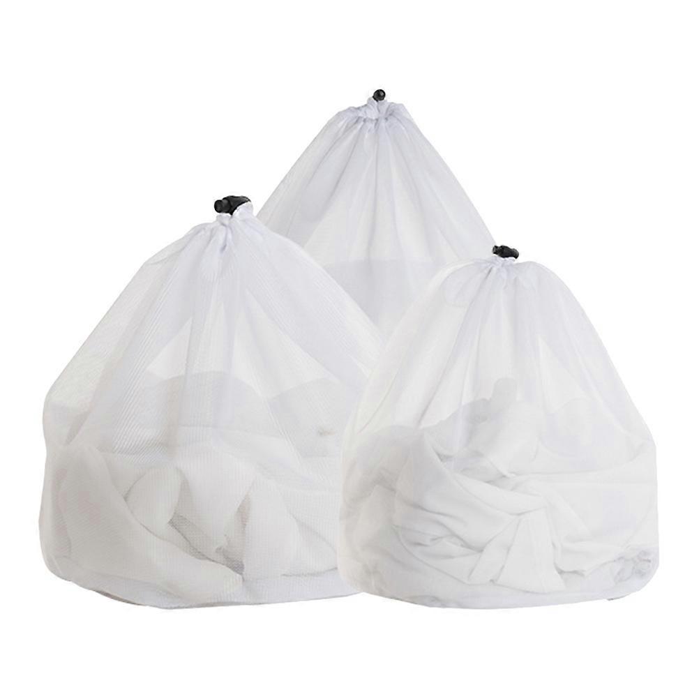 Laundry Net Mesh Washing Bag for Clothes Washing 6Pcs Drawstring Set