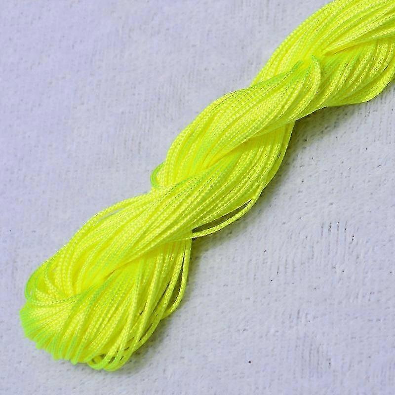 Home Party Supplies Chinese Knot Braided String DIY Macrame Cord 20m High Quality Tassels 1.0mm Beading String Bracelet Nylon Cord Thread Popular 2025