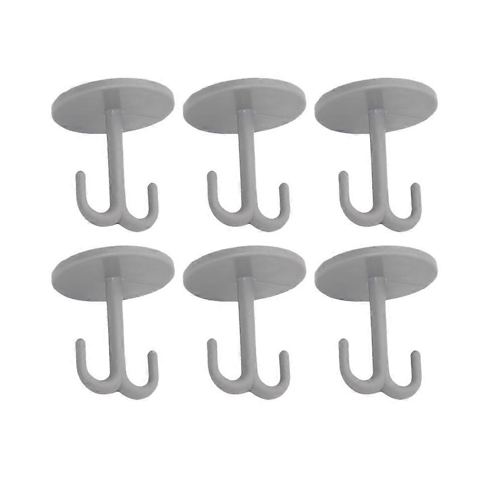 Garage Double Hooks Vertical Hook Clothes Rack for Hanging 18Pcs