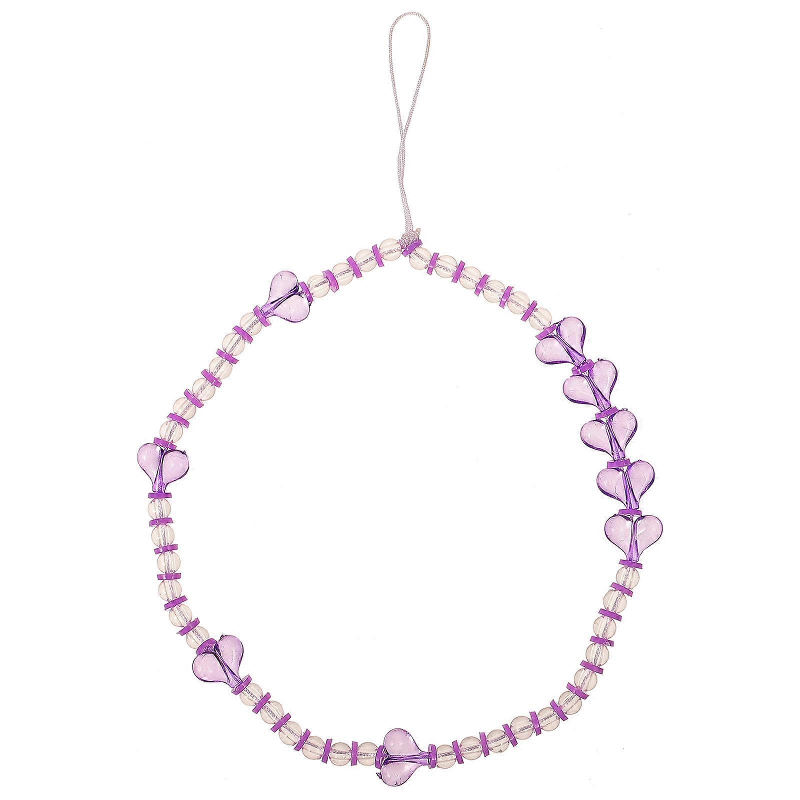Cute Beaded Phone Charm for Smartphone Outdoor Use Elegant Style 1 Set