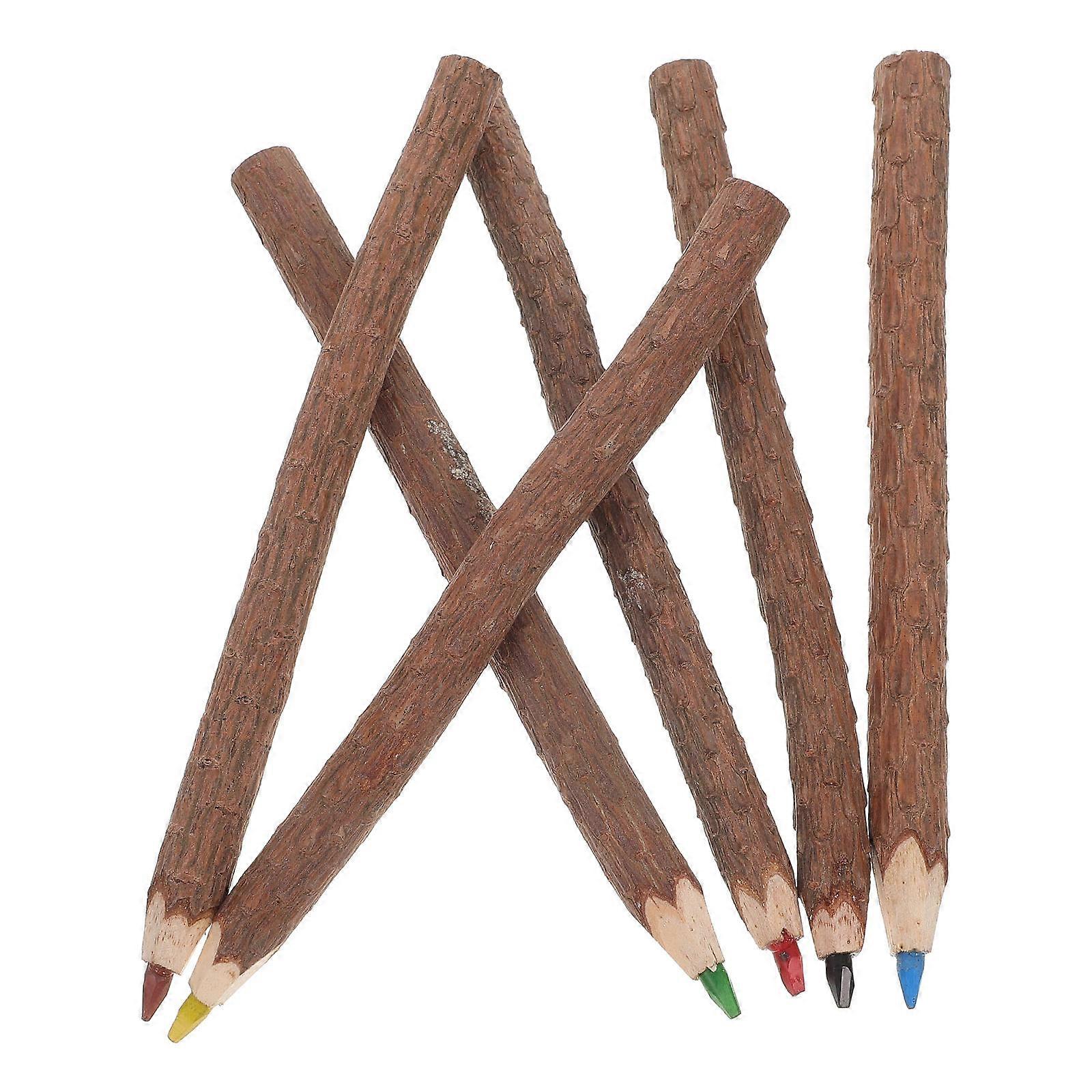 Colored Pencils Wooden for Writing Use 18Pcs Camping Party Favor Set