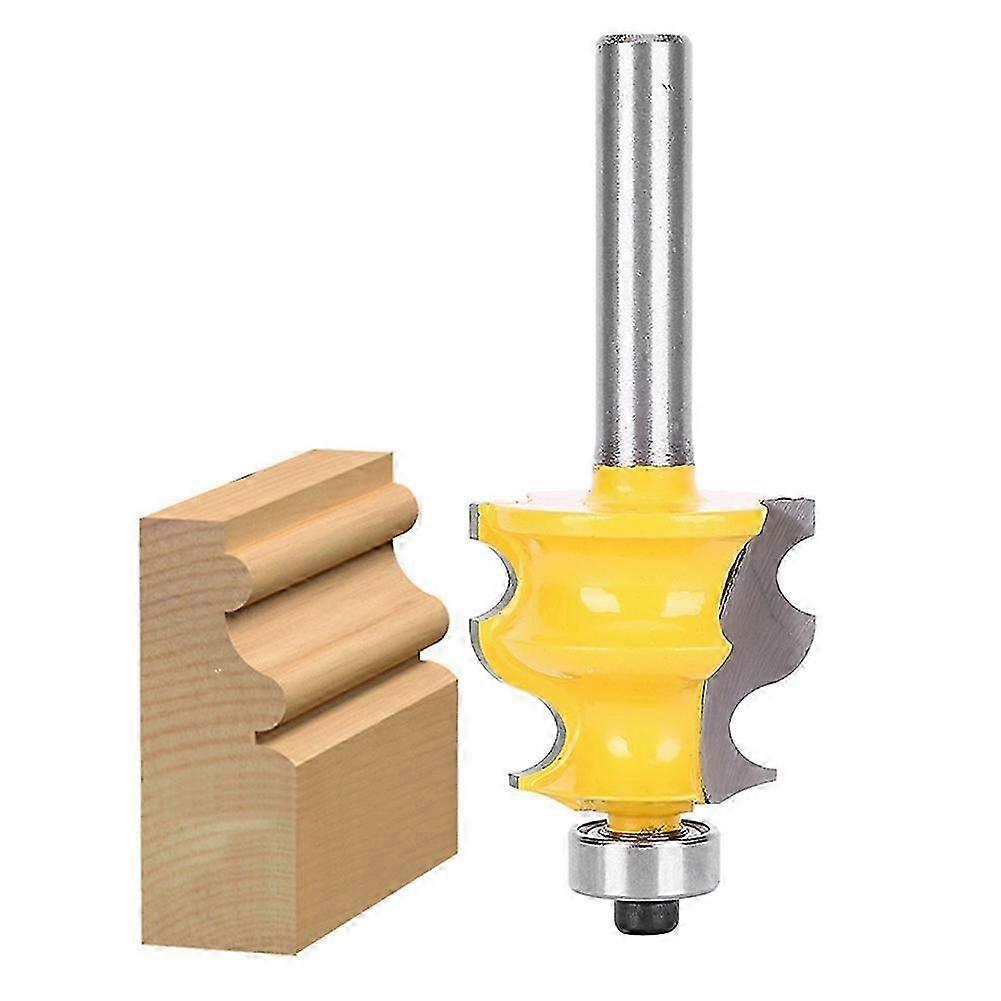 Milling Cutter Router Bit Woodworking Tool Hardware Accessory Round Handle Steel 8mmDrumline Router Bit