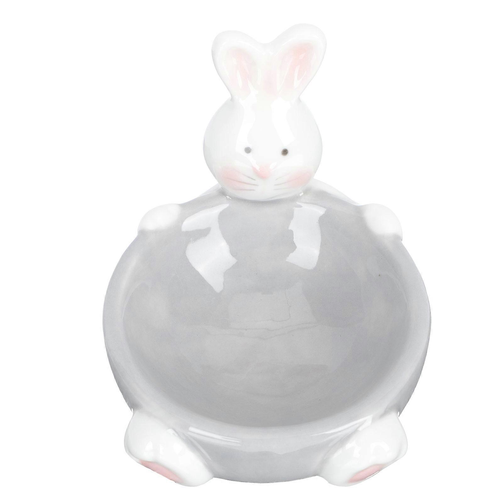 Breakfast Enhancement Ceramic Chicken Egg Holder Decorative Assorted Color 6x5.5cm 1Set