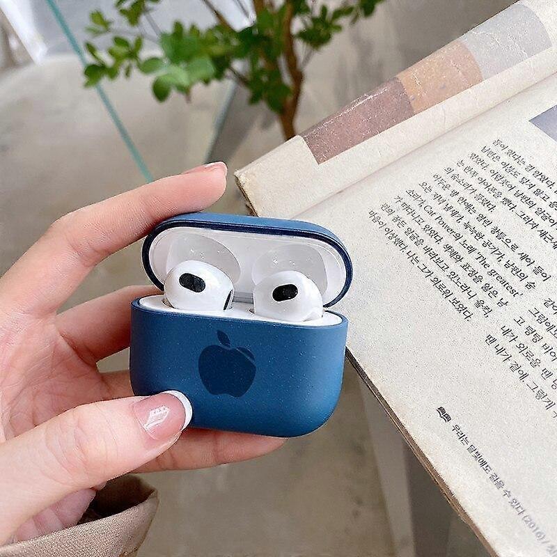 Cute Solid Color Earphone Case for AirPods Pro 3 2 1 Case Hard PC Luxury Matte Texture Protective Cover for Airpod Case~003850
