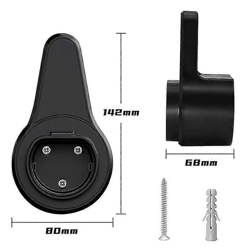 1PCS EV Charger Plug Holder Wall Mount Bracket Socket For Electric Car Charging