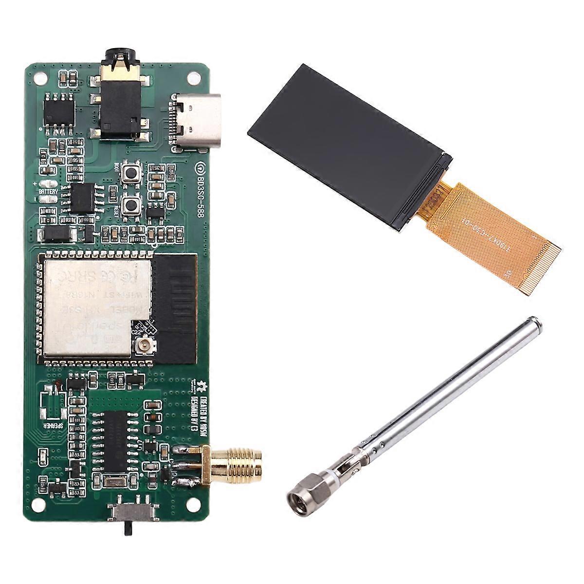 BD3CS-588 SI4732 Kit de carte mère radio pleine bande ESP32-S3 WiFi+BT5.0 Écran couleur de 1,9 pouce Prend en charge AM / FM / SW / RDS