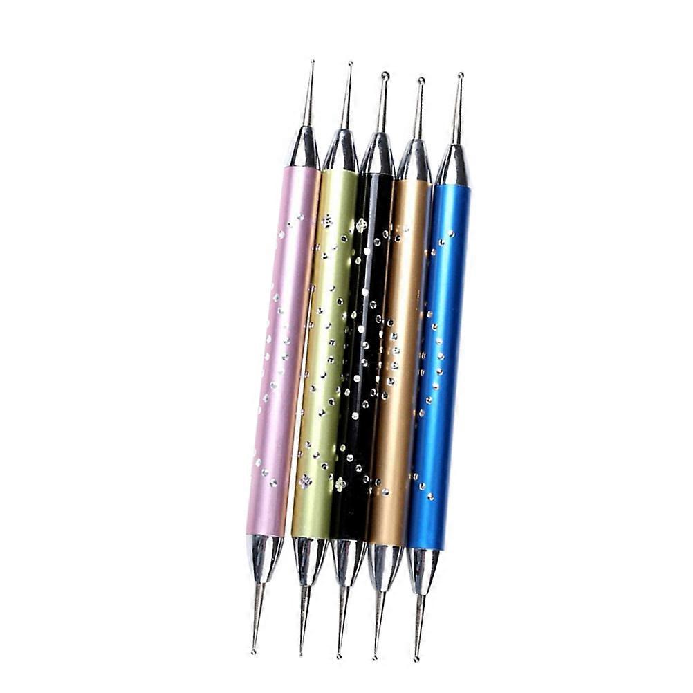 Embossing Dotting Tool Kit For Art Projects Small Size Double End Tracing Pens 5Pcs