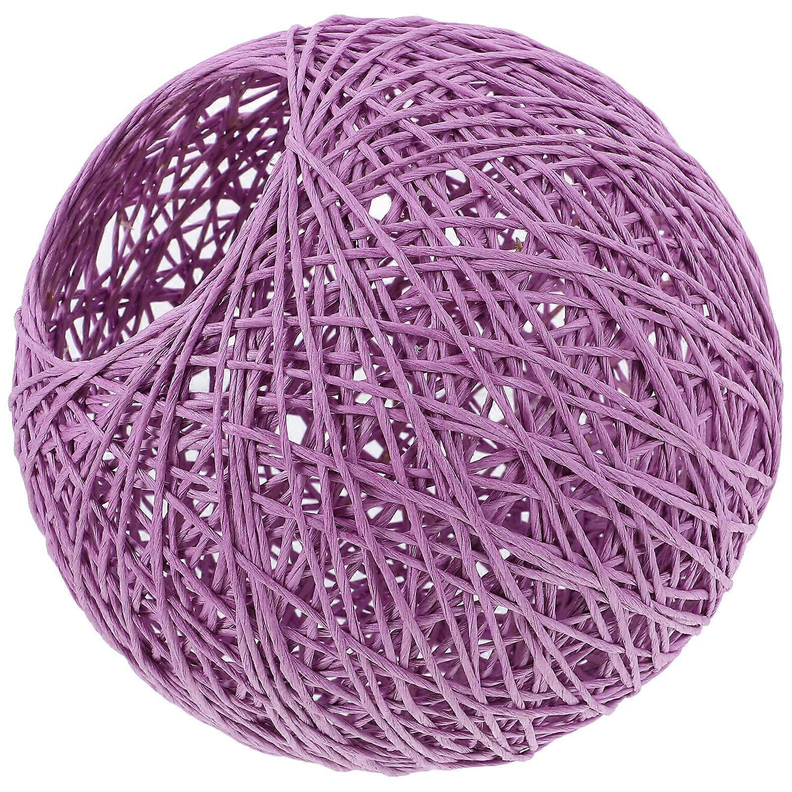 Paper Lamp Shade for Practical Table Light Cover 3Pcs Purple