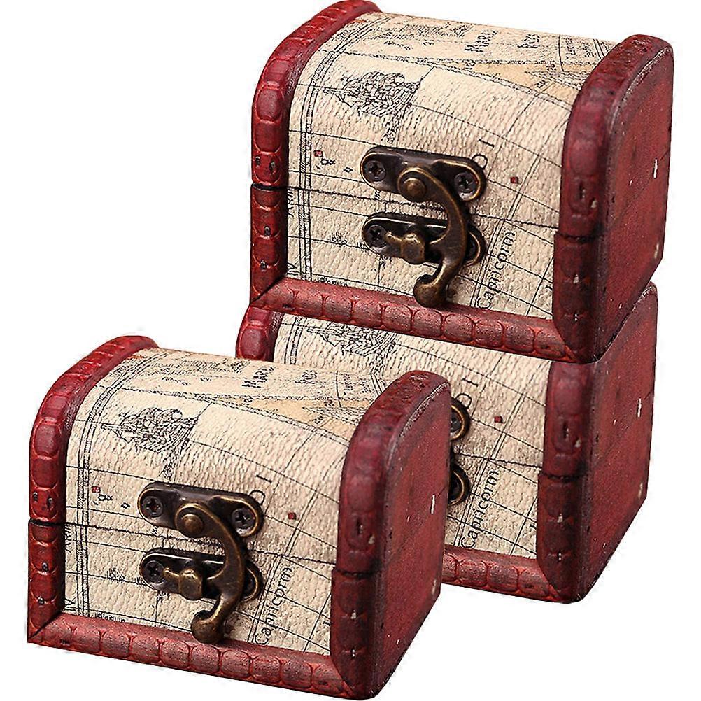 Retro Design Trinket Storage Box Suitable For Various Occasions Including Weddings And Home Use 3.14X2.36X2.36 In Gift Box 6Pcs