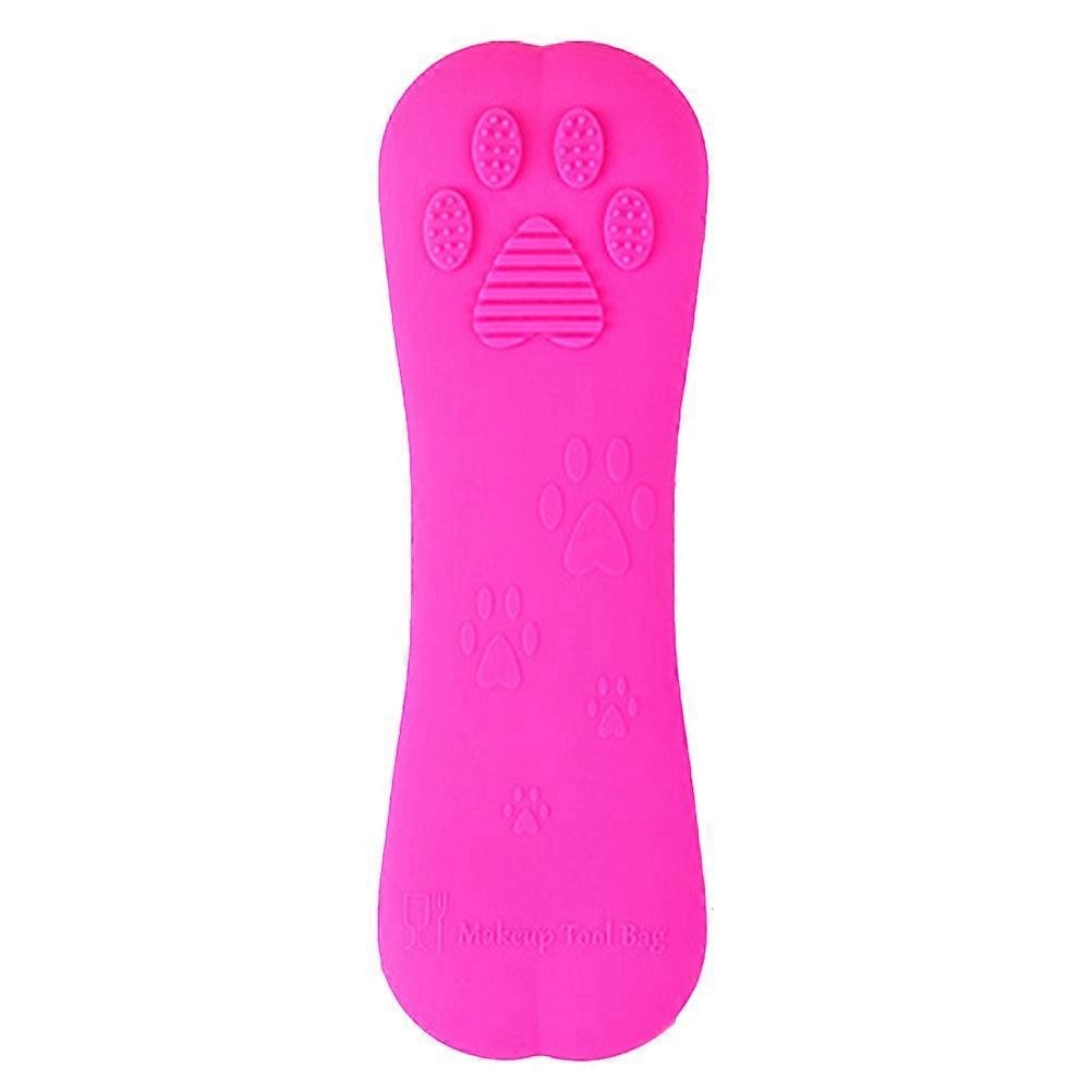 Makeup Brush Holder Makeup Brush Case Silicone for Home Use 5Pcs