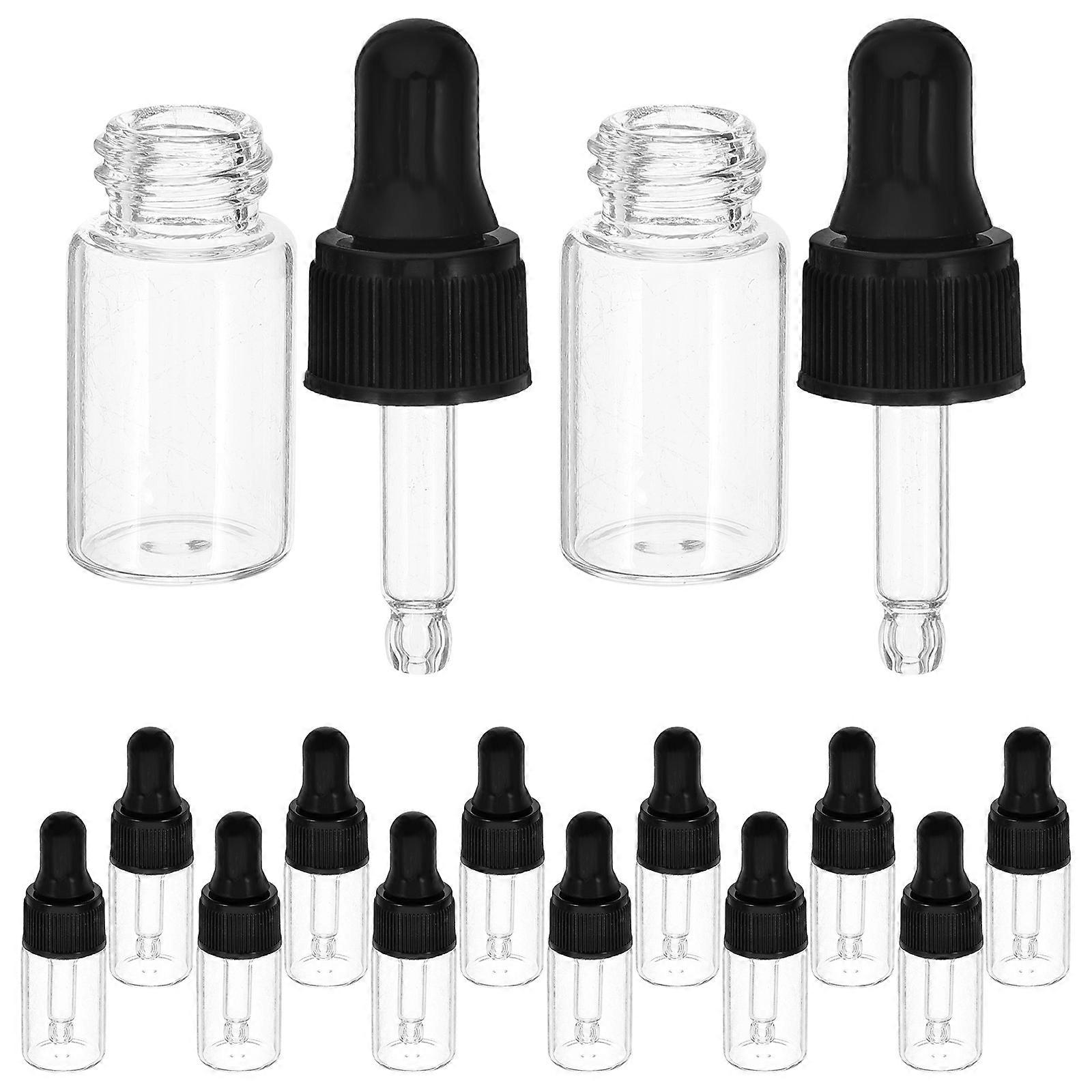 Transparent Mini Dropper Bottles for Perfume Storage 80Pcs Collection