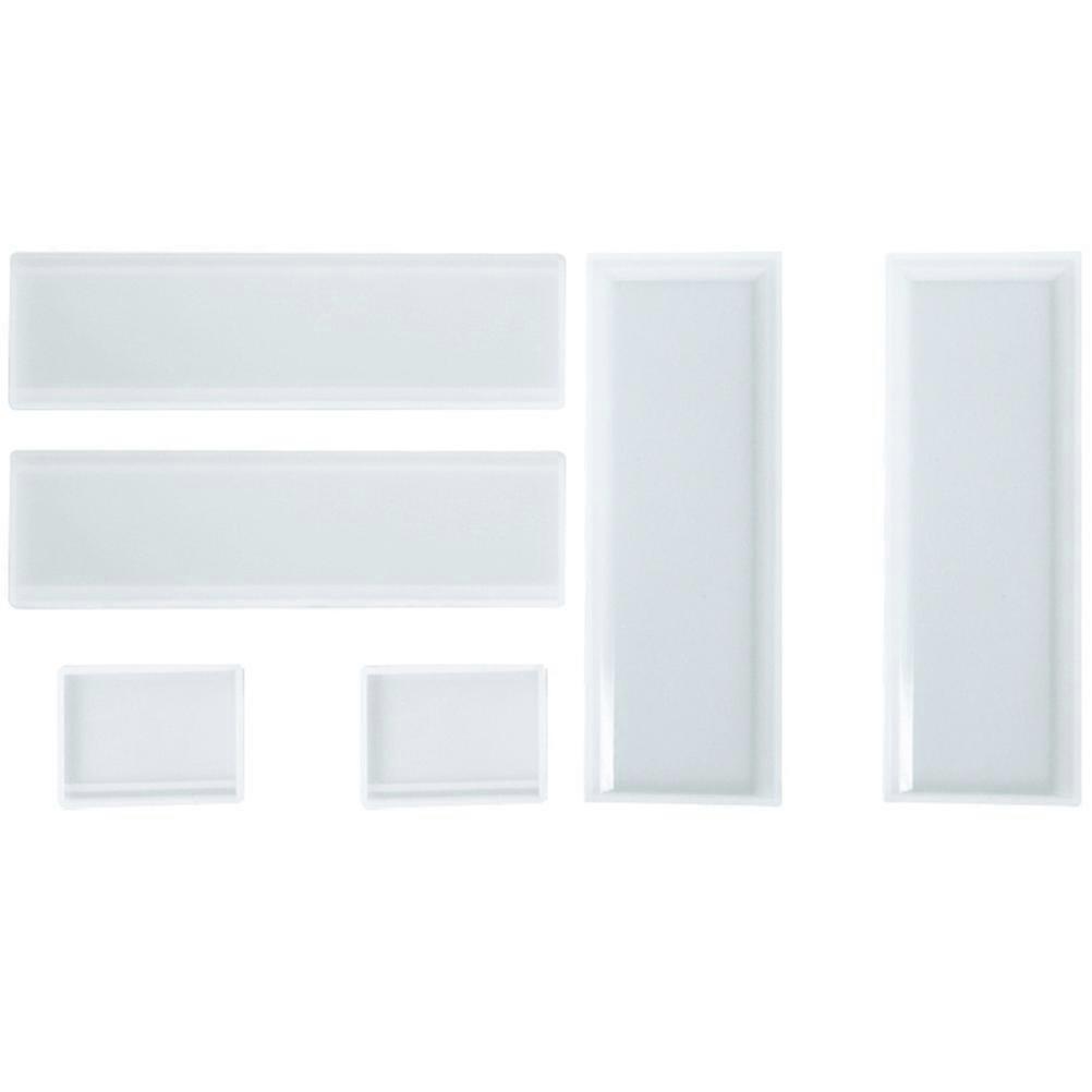 DIY Silicone Mold for Rectangular Dominos Storage Box 4Sets Included