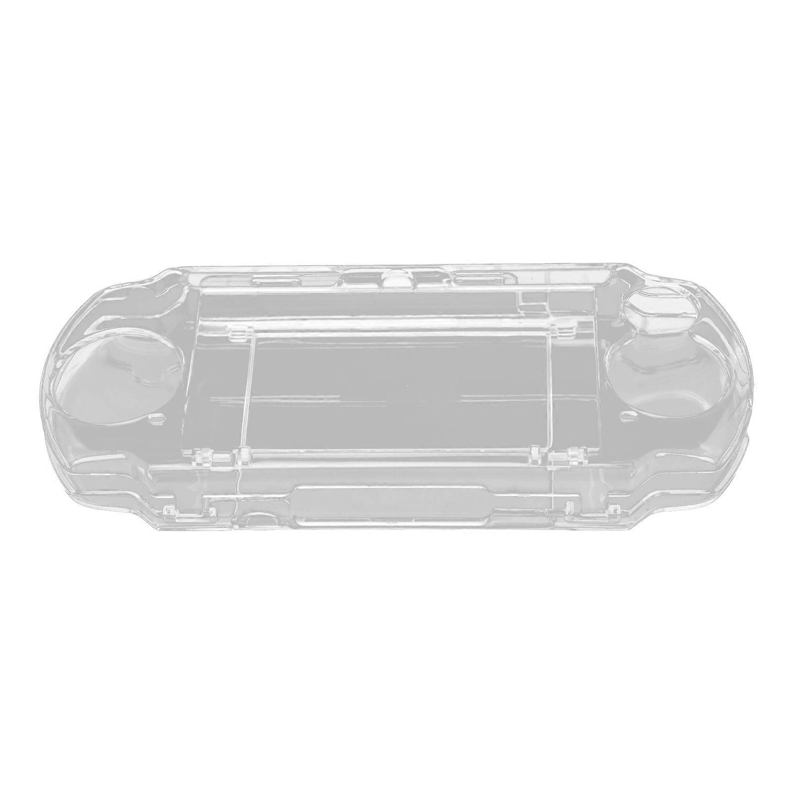 Universal Protective Case Stylish Prevent Slipping Shockproof Transparent Protective Shell with Movie Bracket for PSP