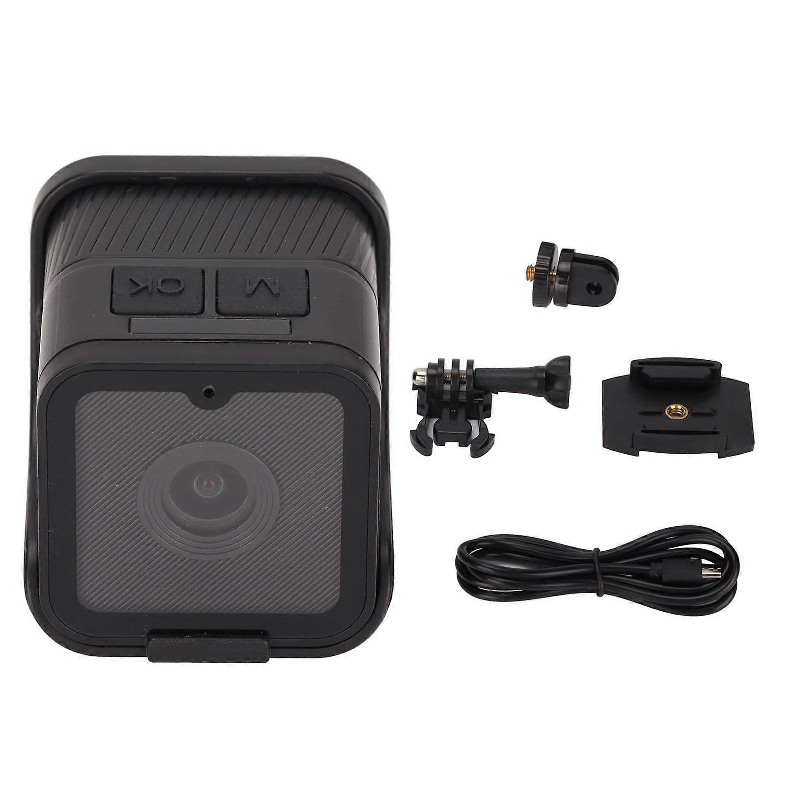 Mini Action Camera HD 1080P Loop Recording Waterproof WiFi Sports Camera with HiFi Microphone for Car Cycling