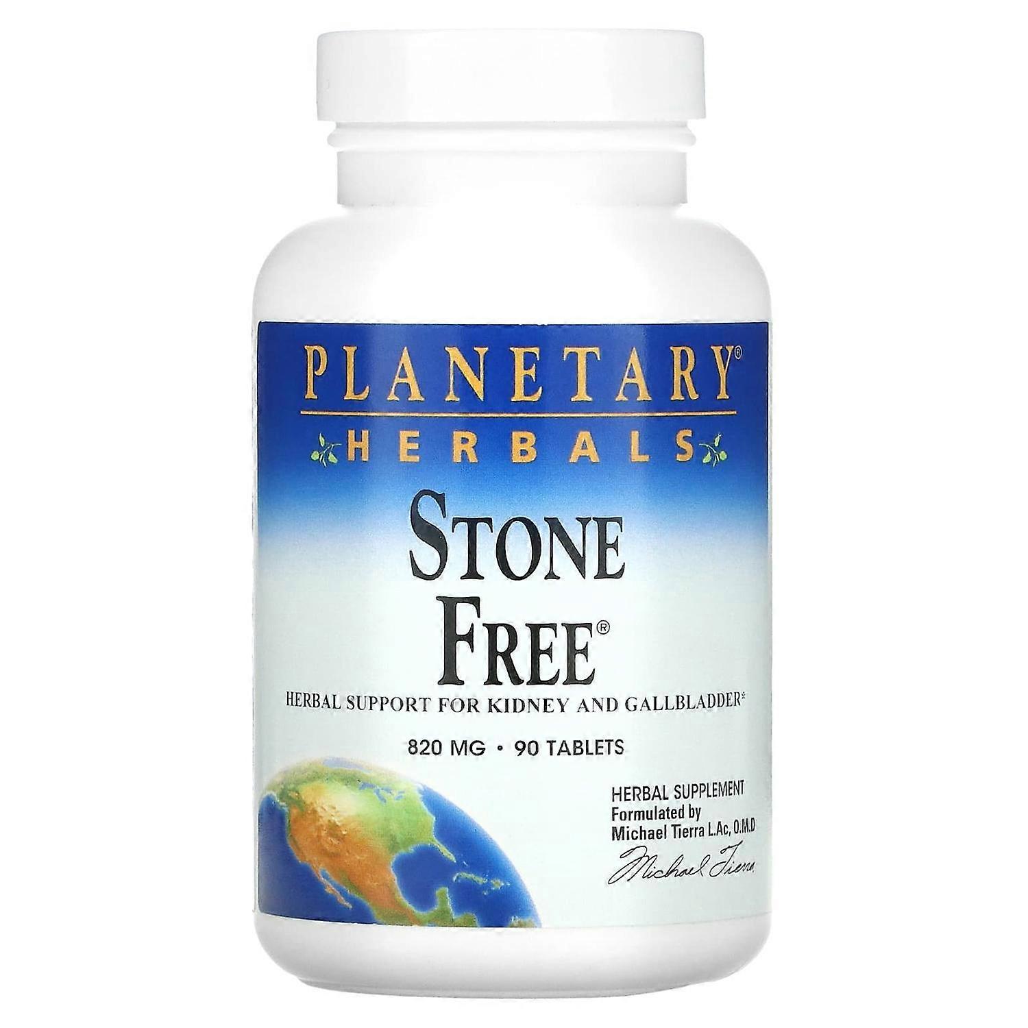 Planetary Herbals, Stone Free, 820 mg, 90 Tablets