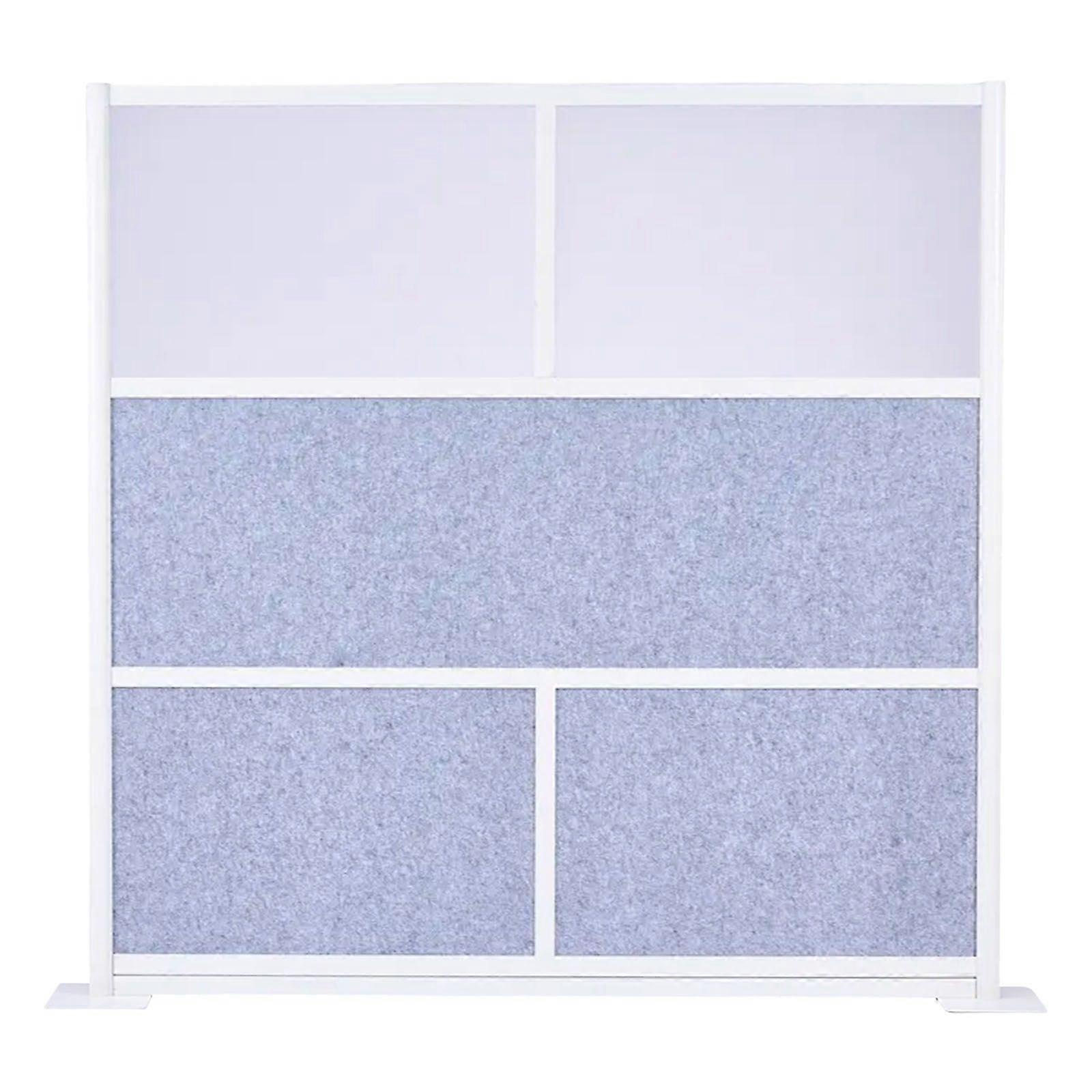 Office Divider Privacy Partition, 1-Pack, 1778 x 1778 mm Modular Wall Room Divider, PET Workstation Cubicle Partition