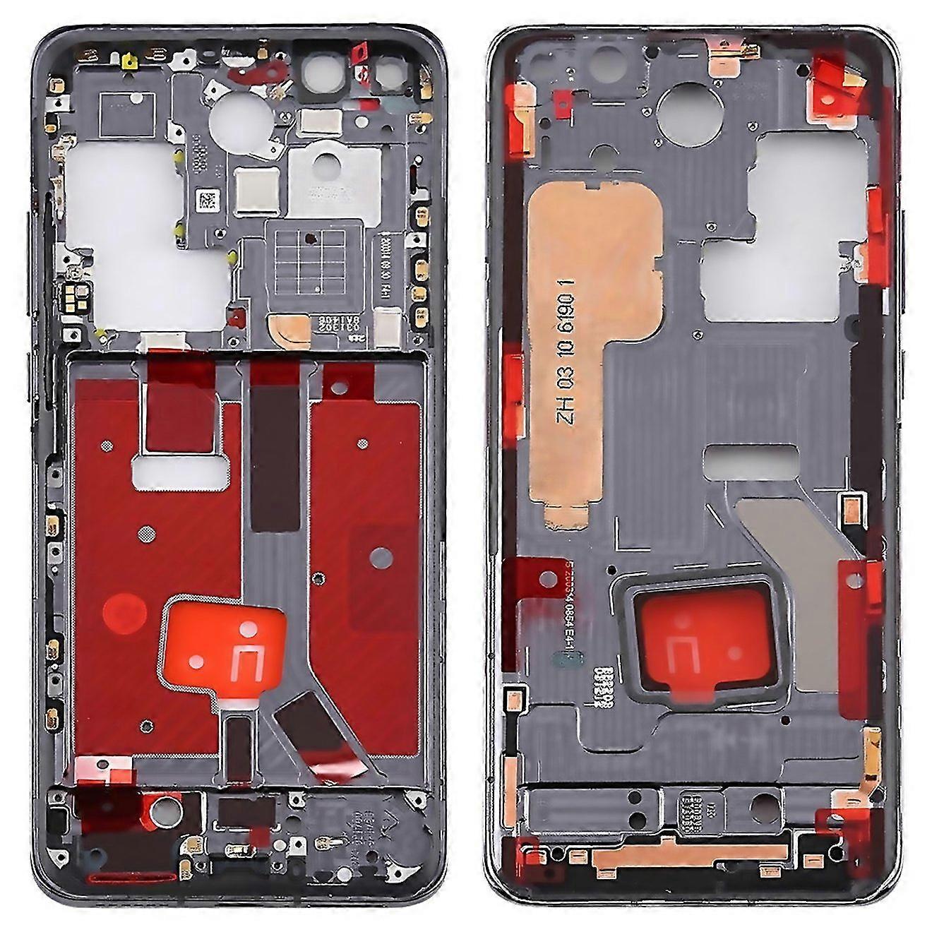 For Compatible Middle Frame Bezel Plate With Side Keys For Huawei P40