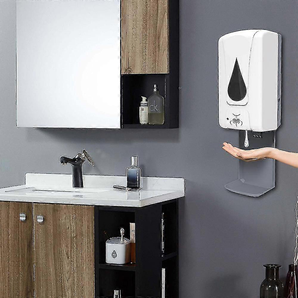 2 イン 1 自動石鹸ディスペンサー(掘削なし)、1200ml ディスペンサー